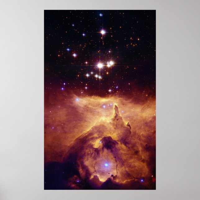 Poster amas d'étoiles galactique NGC 6357 (Devant)