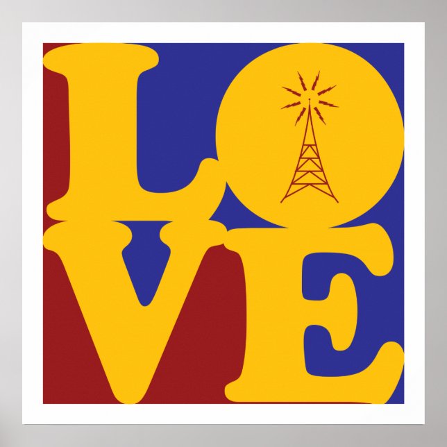 Poster Amateur Radio Amour (Devant)