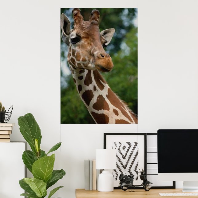 Poster Amateurs de girafe Art Imprimer Cadeaux (Bureau à domicile)