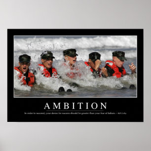 Poster Ambition : Citation Inspirationnelle