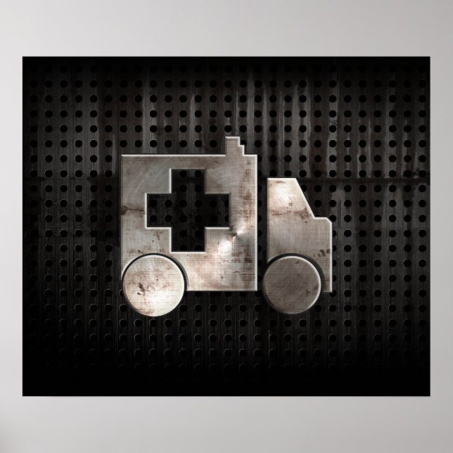 Poster Ambulance robuste (Devant)