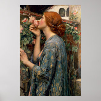 Poster Âme du Rose, John William Waterhouse Fine Art