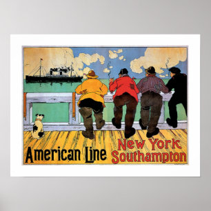 Poster American Line