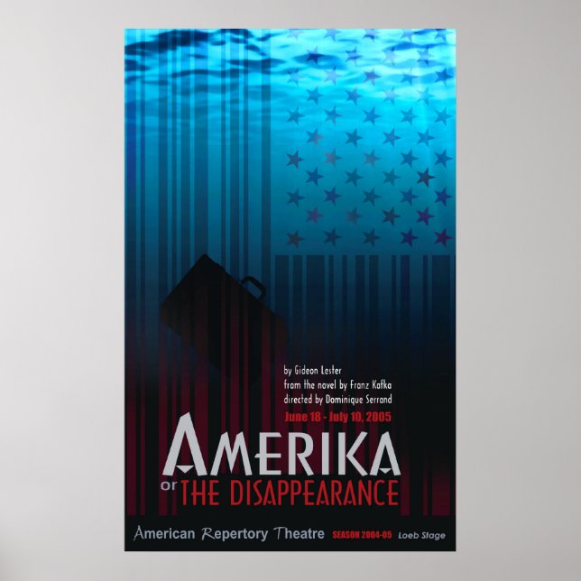 Poster AMERIKA ou la disparition (Devant)