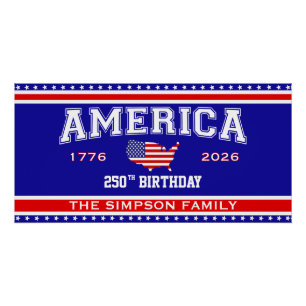 Poster Amérique 250 Anniversaire 1776-2026