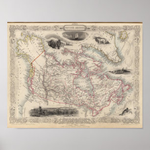 Poster Amérique britannique