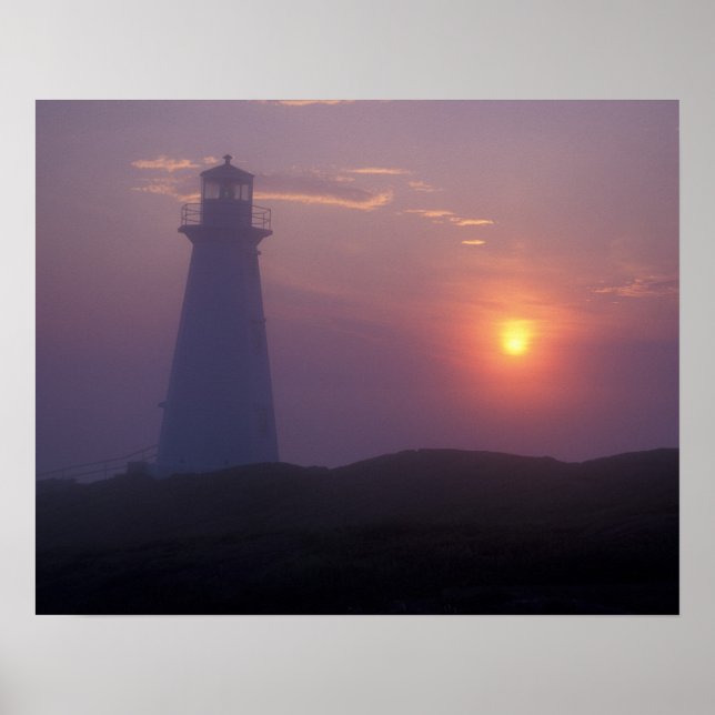 Poster Amérique du Nord, Canada, Terre-Neuve, cap Spear, (Devant)