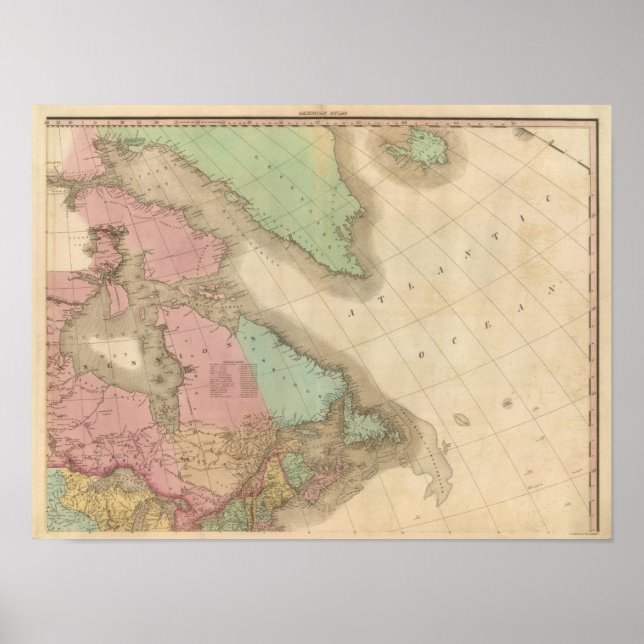 Poster Amérique du Nord du Nord-Est (Devant)