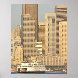 Poster Amérique du Nord, USA, Etat de Washington, Seattle