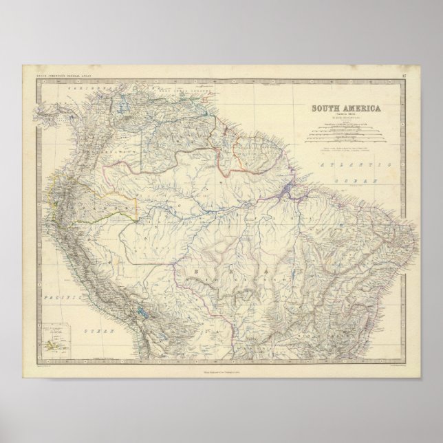Poster Amérique du Sud N (Devant)
