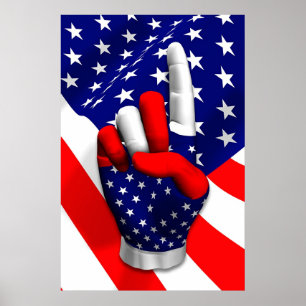 Poster Amérique numéro un