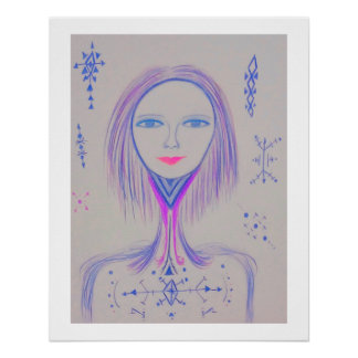 Poster Amina Galactic Being