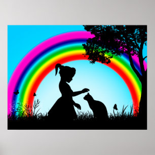 Poster Amis sous l'arc-en-ciel