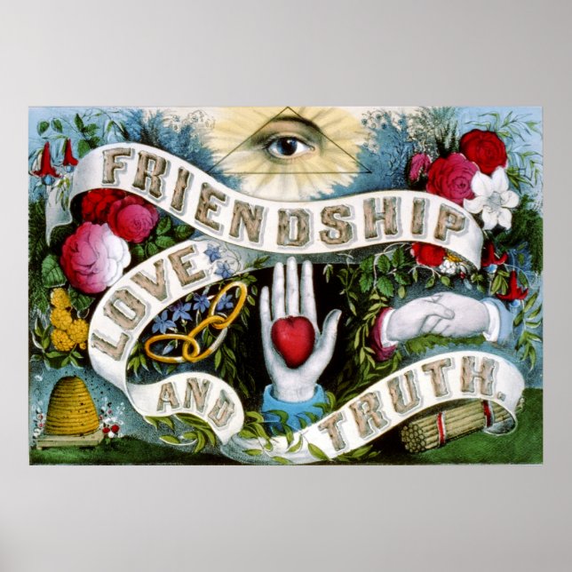 Poster Amitié amour et vérité (Devant)