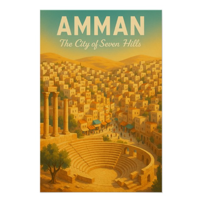Poster AMMAN – La Ville des Sept Collines (Devant)