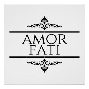 Poster Amor Fati