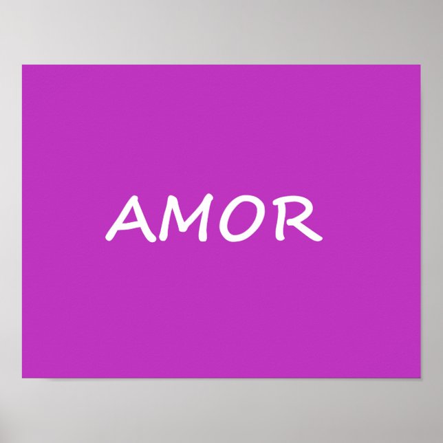 Poster Amor, L'Amour Espagnol (Devant)