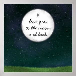 Poster Amour de Pleine lune vous