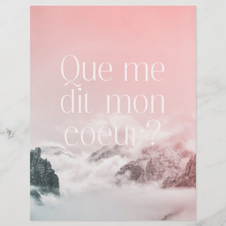 Poster Amour de soi Suivre son cœur