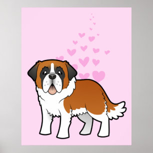 Poster Amour de St Bernard