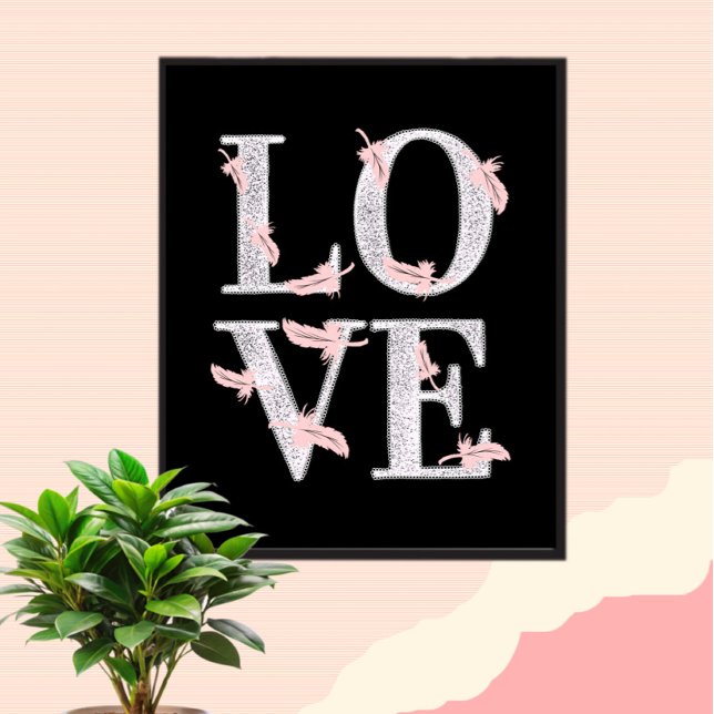 Poster AMOUR DE Texte (Créateur téléchargé)