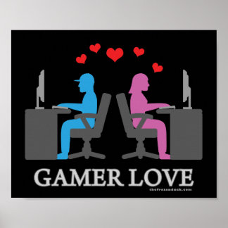 Poster Amour du joueur