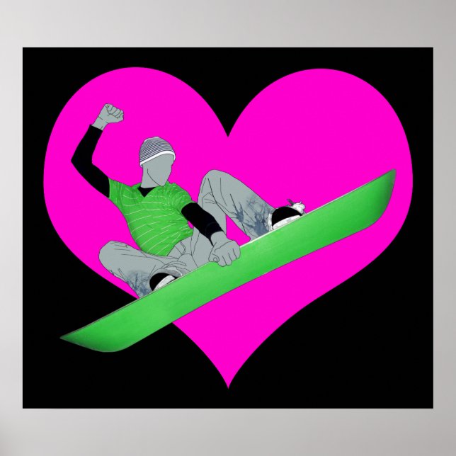 Poster amour du snowcore (Devant)