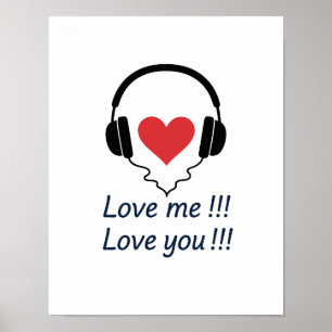 poster amour je t'aime