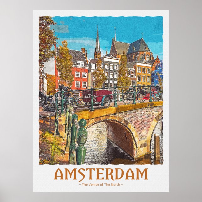 Poster Amsterdam (Devant)