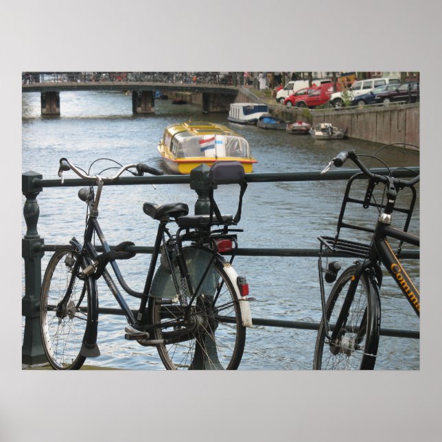 Poster Amsterdam Bicycles (Devant)