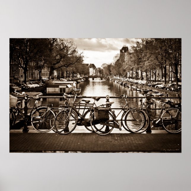 Poster Amsterdam Transport (Devant)