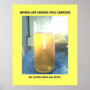 Poster Amusant Avertissement Humour de salle de bain voil