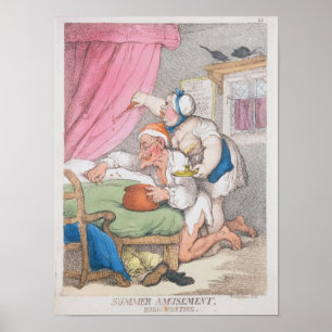 Poster Amusement d'été. Chasse aux bogues