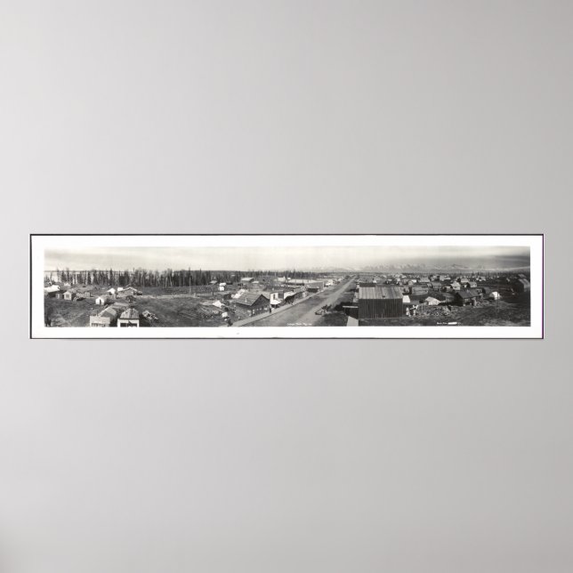 Poster Anchorage, Alaska 1916 Yard Long Photograph (Devant)