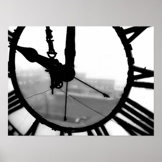 Poster Ancienne horloge (Devant)