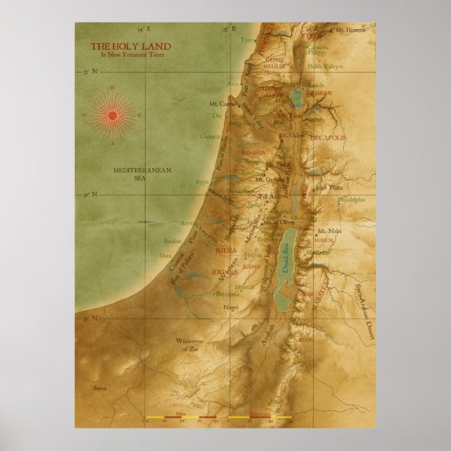 Poster Ancient Holy Land (Devant)