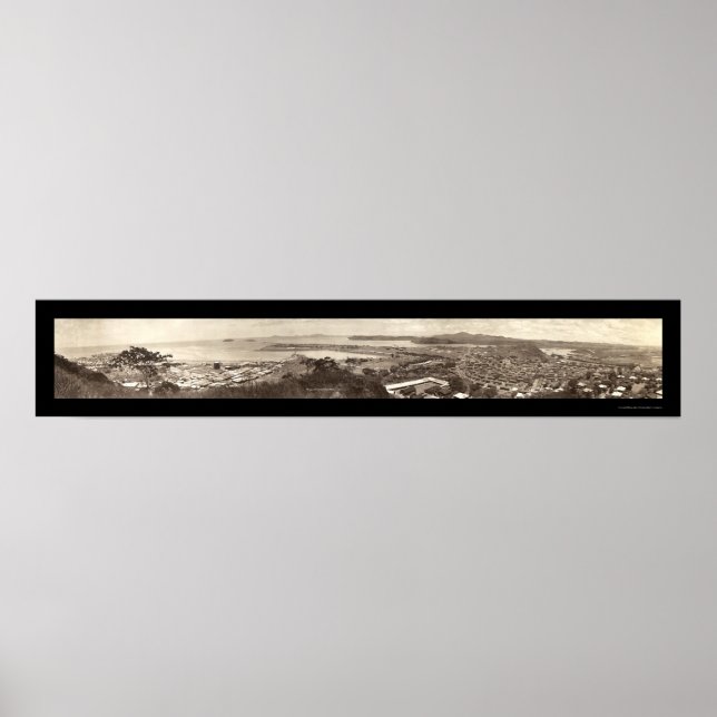 Poster Ancon Amador Panama Photo 1930 (Devant)