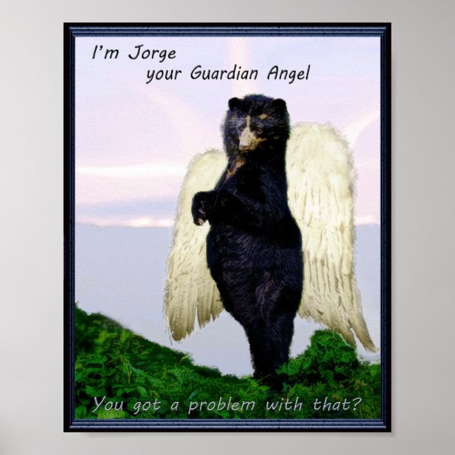 Poster Andean Bear Guardian Angel Poster (Devant)