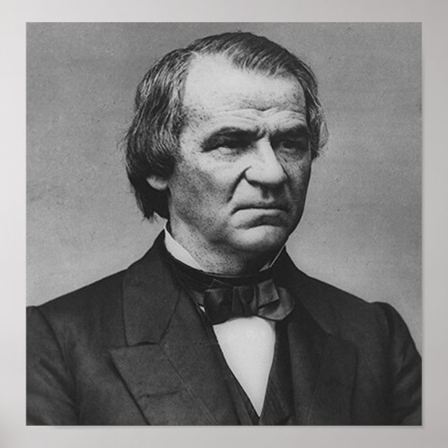 Poster Andrew Johnson (Devant)