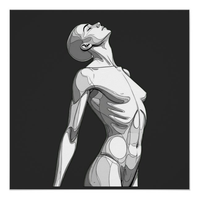 Poster Android Anatomy - High-Definition Glossy Art Poste (Devant)