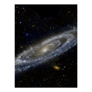 Poster Andromède galaxie laiteuse façon cosmos univers