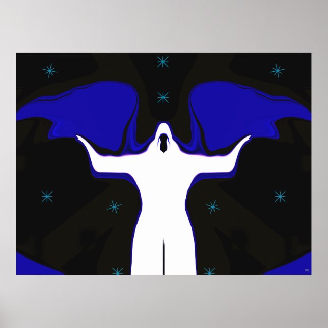 Poster Ange d'affiche de pitié (Devant)