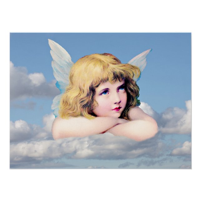 Poster Angel dans les nuages (Devant)