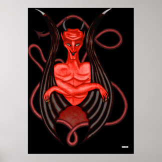Poster Angel foncé