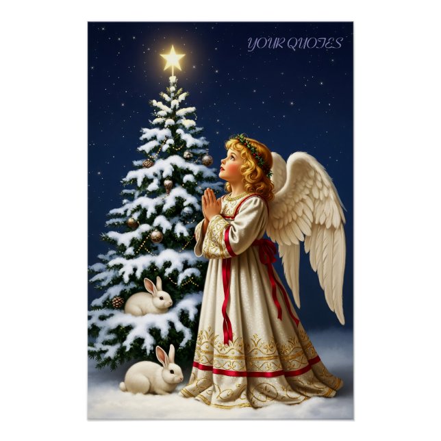 Poster Angel of Christmas Night – Classical Holiday  (Devant)