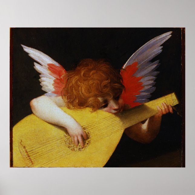Poster Angel, Rosso Fiorentino (Devant)