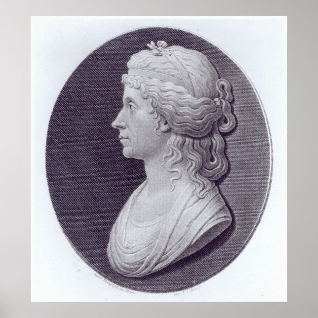 Poster Angelica Kauffman, gravée par J.F Bause (Devant)