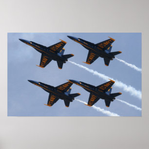 Poster Angels bleus FA-18