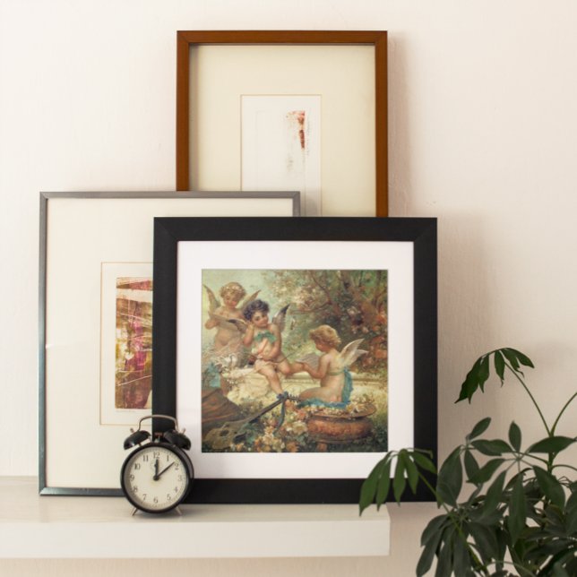 Poster Angels de musicien par Hans Zatzka, Art Victorien (Créateur téléchargé)