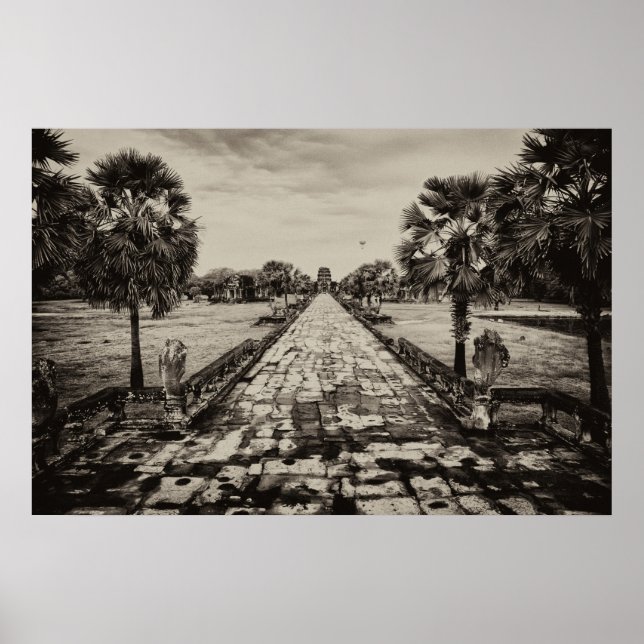 Poster Angkor Wat Causeway (Devant)